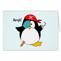 Piraten-Pinguin Karten