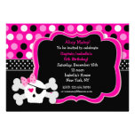Piraten-Prinzessin Skull BIrthday Invitations Individuelle Einladung