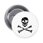 Piraten-Schädel Anstecknadelbutton