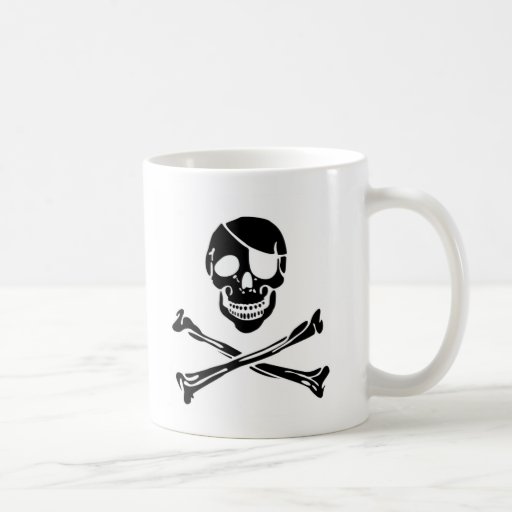 Piraten-Schädel Tee Haferl