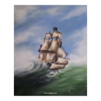 Piraten-Schiff poster
