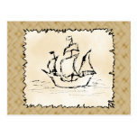 Piraten-Schiff Postkarten