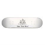 Piraten-Schiff Skateboardbrett