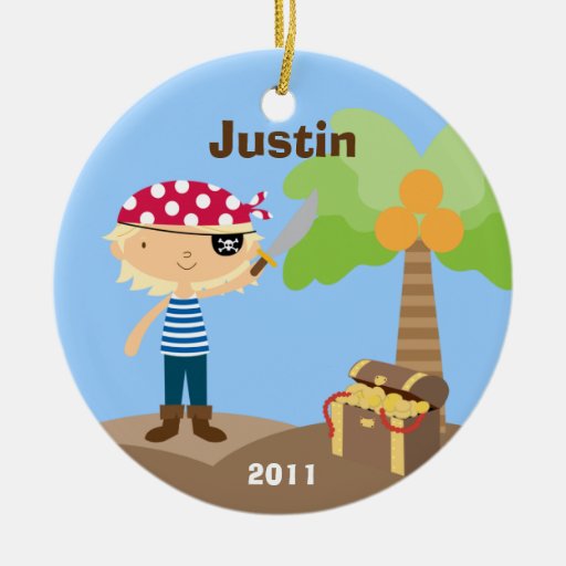 Piraten-Weihnachtsverzierung Ornament