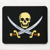 Piraten Zeichen Logo pirates sign Mousepad