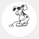 PISS AUF REPUBLIKANERN RUNDE STICKER