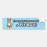 Pitbull-Aufkleber Auto Sticker