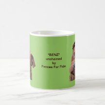 Pitbull "Benz-" Zäune für die Krawatte Fido Männer Tee Haferl