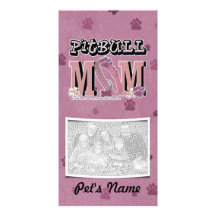Pitbull MAMMA Personalisierte Photo Karte