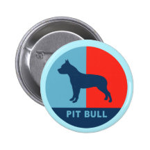 PitBull US-Stil Knopf Button