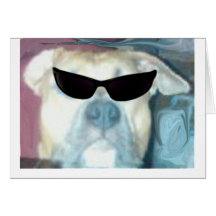 Pitbulls sind cool karte
