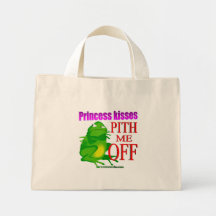Pithed weg vom Frosch Taschen