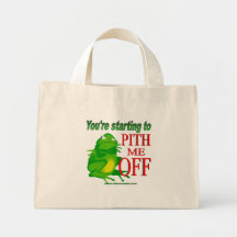 Pithed weg von Frosch 2 Taschen