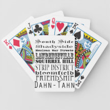Pittsburgh-Karten Pokerkarten