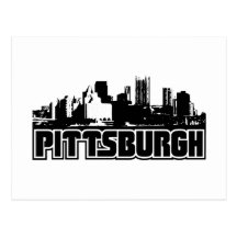 Pittsburgh-Skyline Postkarten