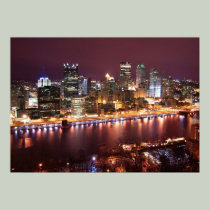 Pittsburgh-Stadtbild poster
