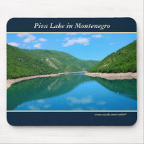 Piva See in Montenegro mousepad mousepads