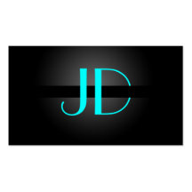 PixDezines coole Farbe Neonlichter Monogram/DIY Visitenkarten Vorlagen