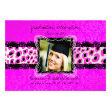 PixDezines diy Abschluss 2012/Leopard Individuelle Einladungskarte