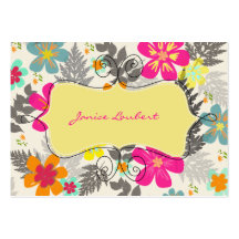 PixDezines hawaiische Jungle/DIY Hintergrundfarbe Visitenkarten