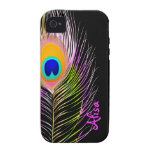 PixDezines psychedelischer Pfau/diy Farbe iPhone 4/4S Hüllen