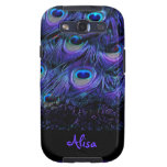 PixDezines psychedelischer Pfau mit Spitze Etui Fürs Galaxy SIII