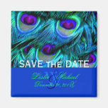 PixDezines psychedelischer Pfau, Save the Date Magnets