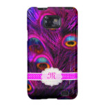 PixDezines psychedelisches Peacok/Neonrosa Galaxy SII Case