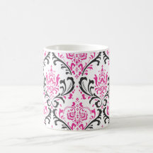 PixDezines Rossi Damast, DIY Hintergrundfarbe! Tassen