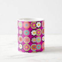 PixDezines starke Gänseblümchen/diy Hintergrundfar Teehaferl