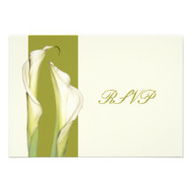 PixDezines uAwg, Calla-Lilien Personalisierte Einladungskarte