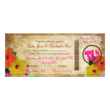 PixDezines Vintager Boardingdurchlauf/-Hibiskus Ankündigungskarten