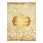 PixDezines Vintager Bonbon 16/princess/damask einladungen