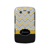 PixDezines Zickzack yellow/DIY Hintergrundfarbe Blackberry Bold Case