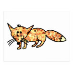 Pixelated Fox Postkarten