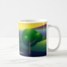 Pixi Land-Hügel Kaffee Tassen