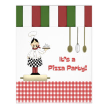 Pizza-Party Einladung