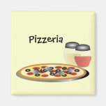 Pizzeria-Magnet Kühlschrankmagnet