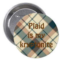 plaid025, kariert ist mykryptonite buttons