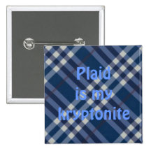 plaid03, kariert ist mykryptonite buttons