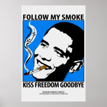 Plakat: Antibarack obama politische Satire