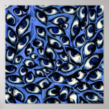 Plakat-blaue Augen