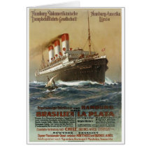 Plakat der Hamburg 1899 - Kreuzschiff-Zwischenlage Karten