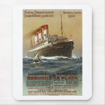 Plakat der Hamburg 1899 - Kreuzschiff-Zwischenlage Mousepads