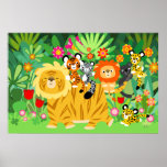Plakat des Cartoon Liger und der Freunde