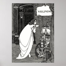 Plakat-Druck: Aubrey Beardsley - Volpone