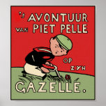 Plakat-Druck: Fahrrad-Abenteuer von Piet Pelle