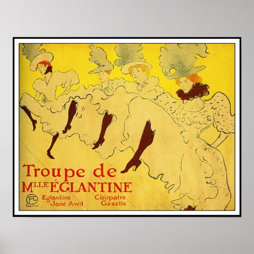 Plakat/Druck: Lautrec - Troupe de Fräulein Eglanti