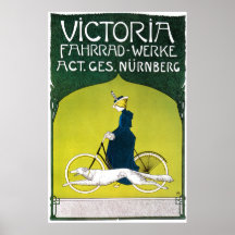 Plakat-Druck: Victoria-Fahrräder