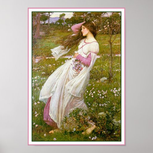 Plakat/Druck: Windflowers - durch JohnWaterhouse